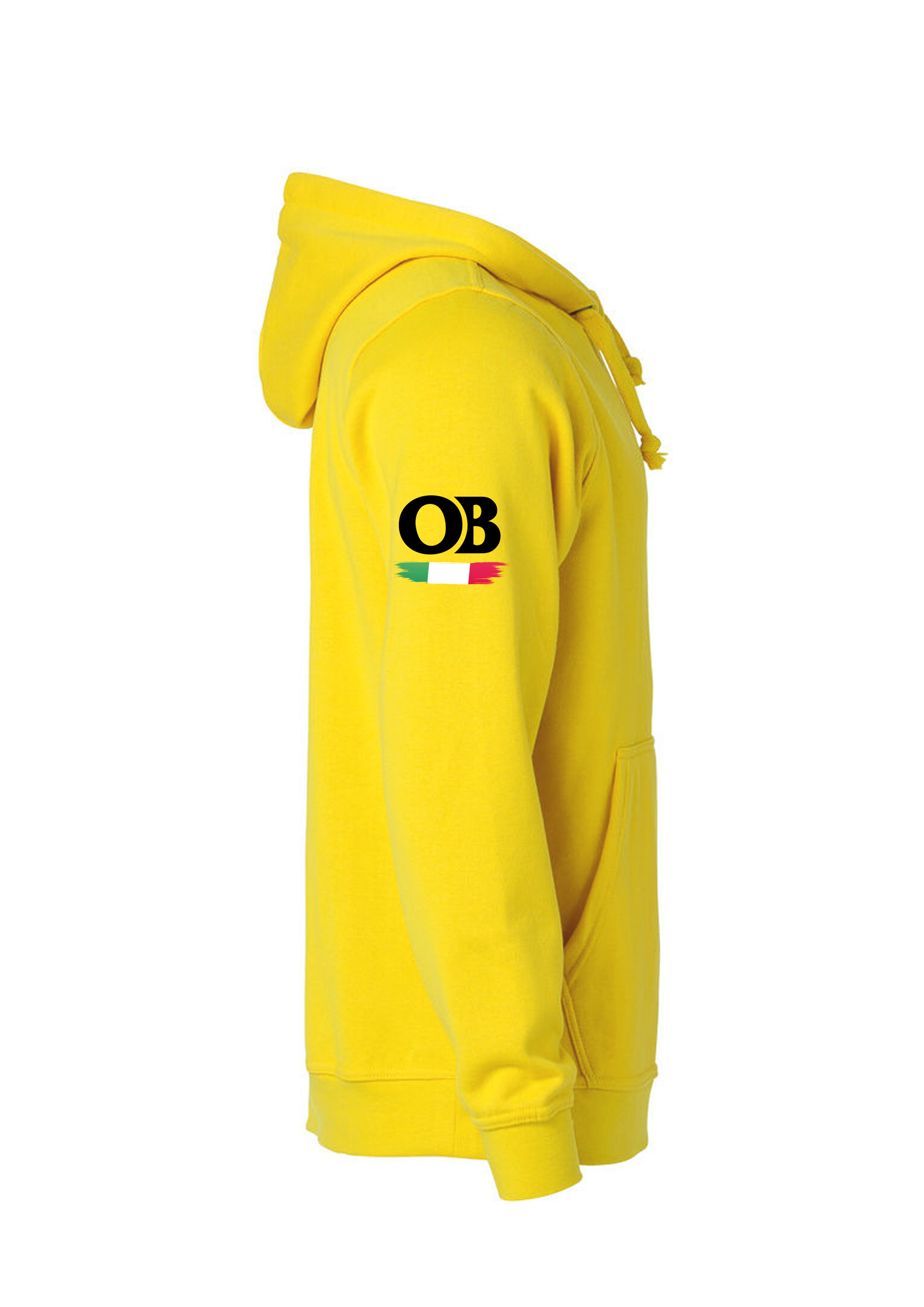 Felpa con cappuccio OBN Gialla