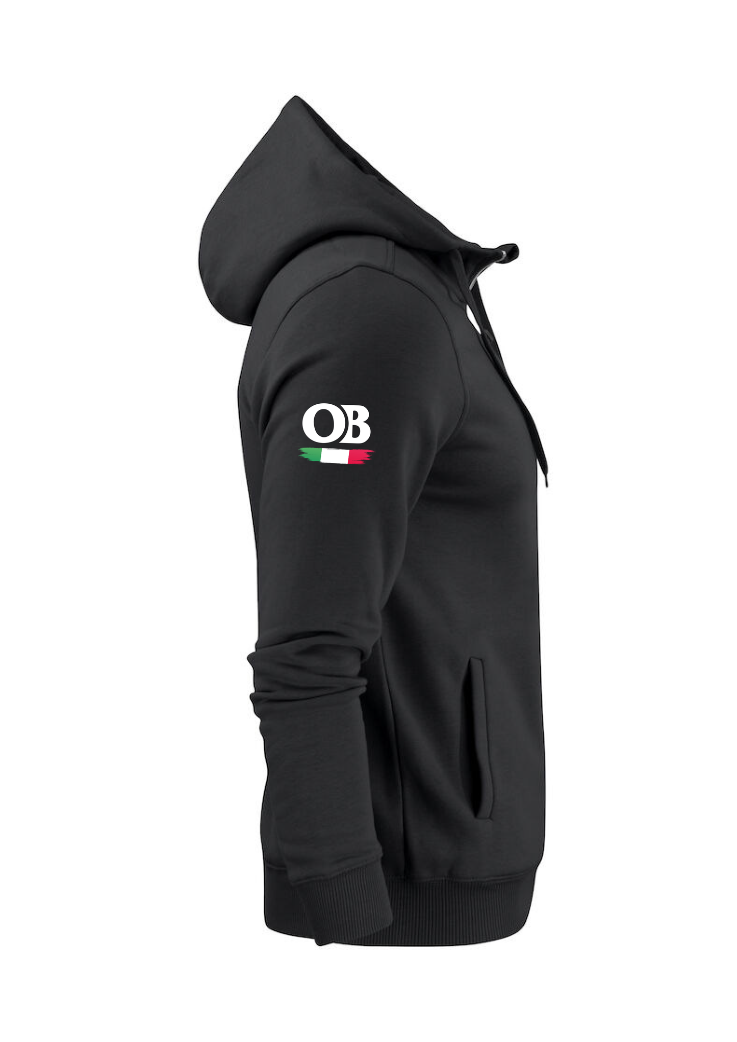 Felpa OBN con Cappuccio Full Zip