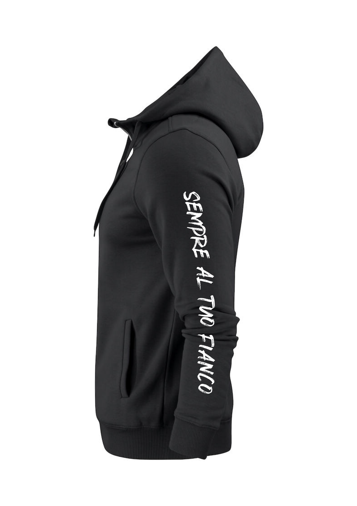 Felpa OBN con Cappuccio Full Zip