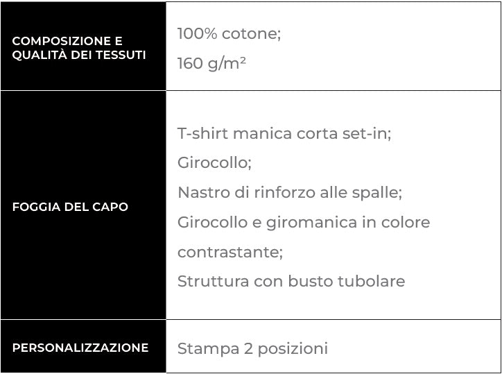 T-shirt Bianca - Del Tifoso