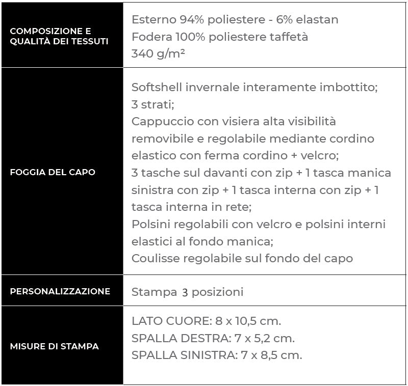 Giacca Imbottita Nera